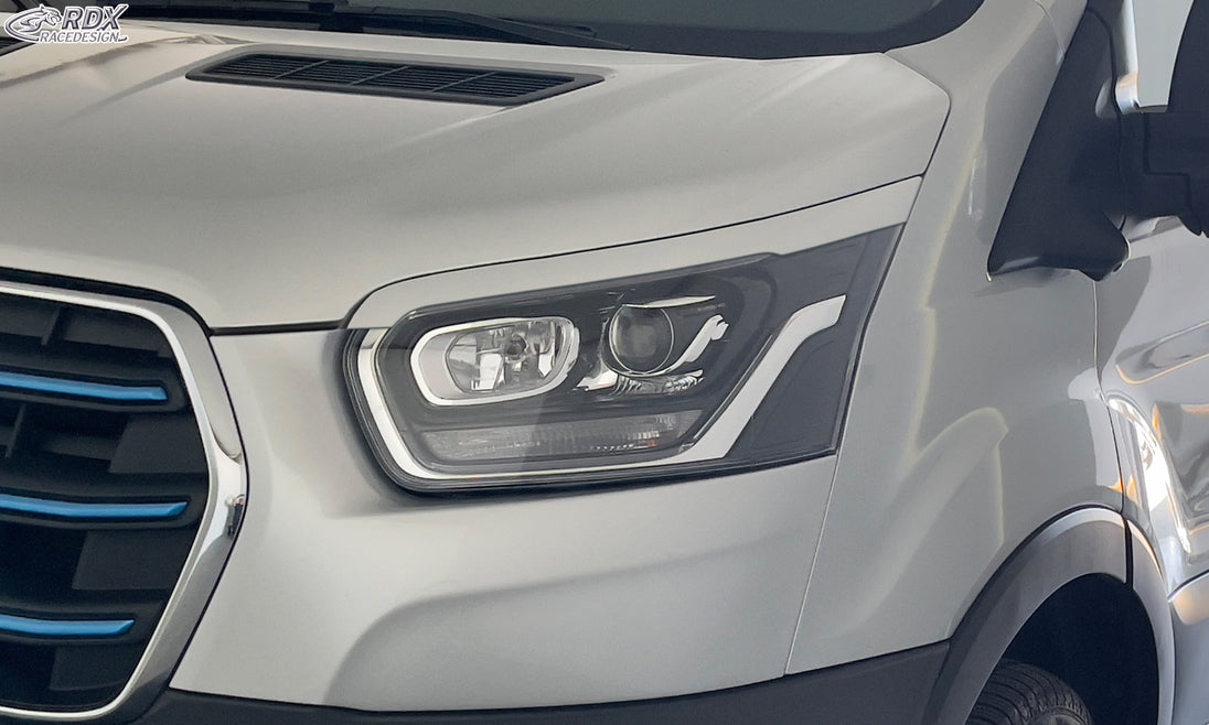 RDX headlight covers for the Ford Transit (2014+) with xenon or black halogen headlights – image 4 of 4