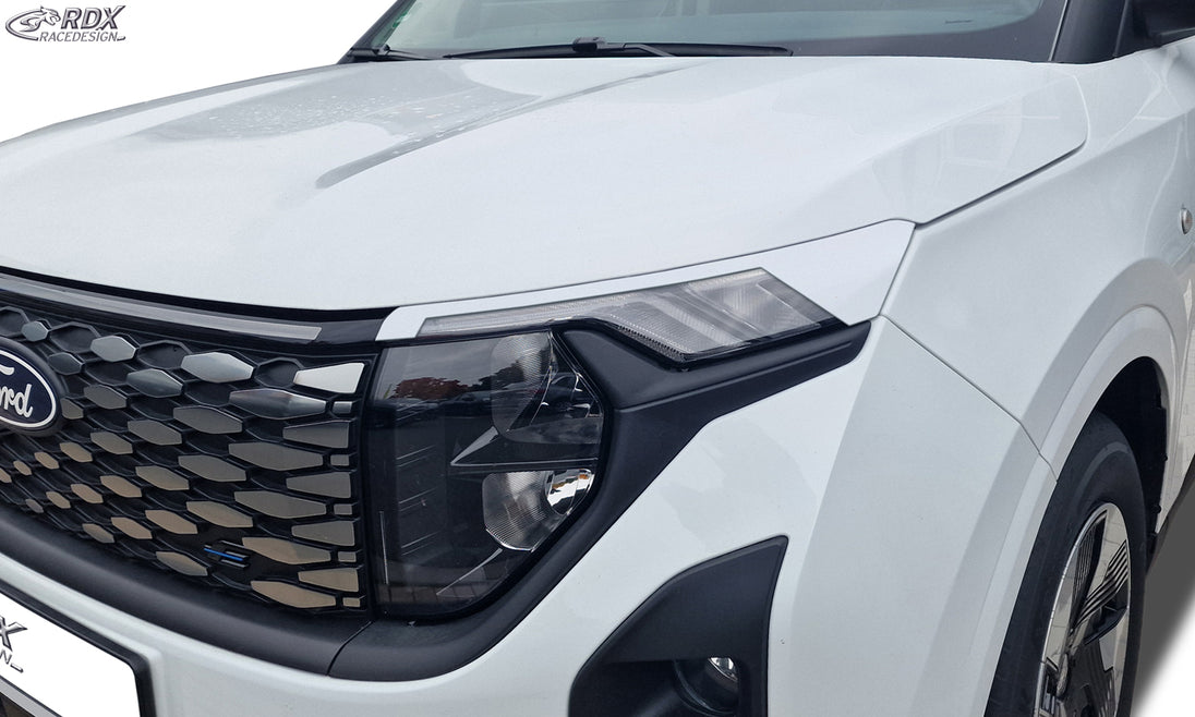 RDX headlight covers for the Ford Transit Courier and Tourneo Courier N1P / N3P (2024+) with LED daytime running lights – image 2 of 3