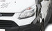RDX gloss white headlight covers for the Ford Transit Custom and Tourneo Custom (2012–2018) – image 1 of 4