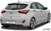 RDX GT4 side skirts for the Hyundai i30 GD (2012+), 3-door, 5-door and Station Wagon – image 3 of 6