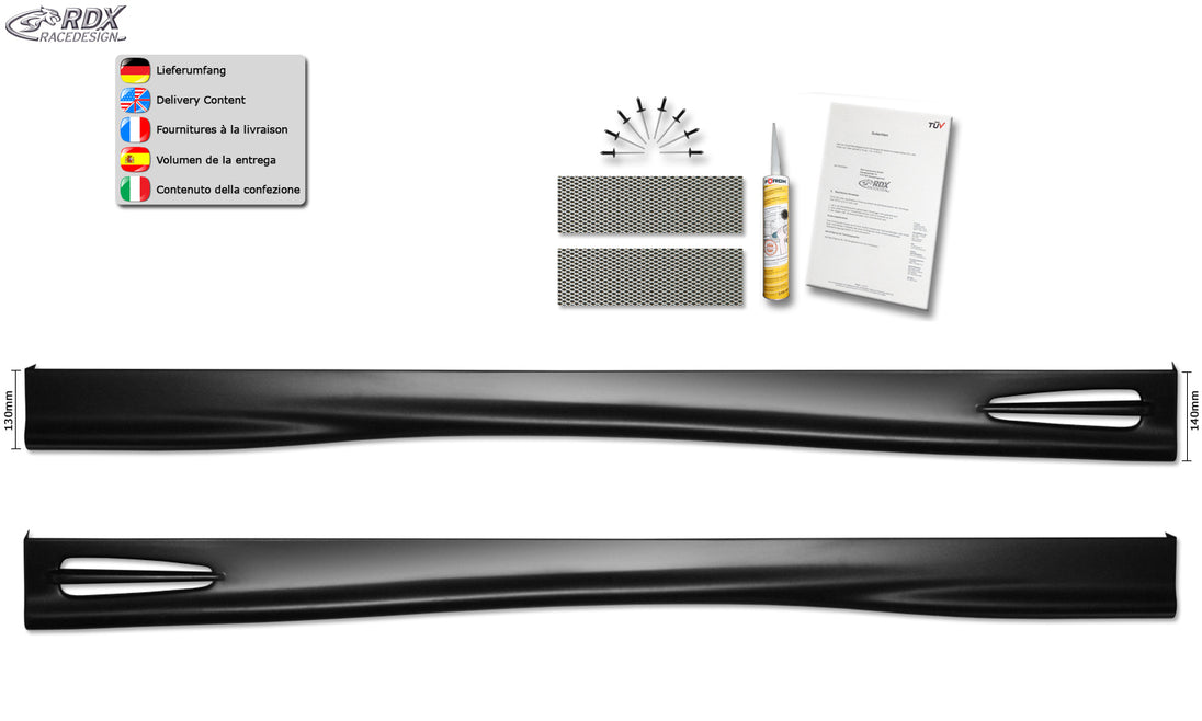 RDX GT4 side skirts for the Dodge Caliber – image 3 of 3
