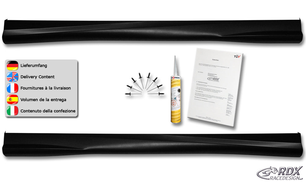 RDX Turbo side skirts for the SEAT Ibiza 6F – image 3 of 4