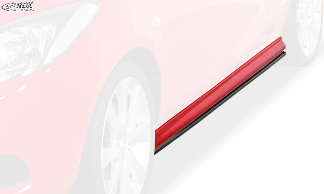 RDX Edition side skirts with lower lip for the Mazda 2 DE (2007–2014) – image 1 of 4
