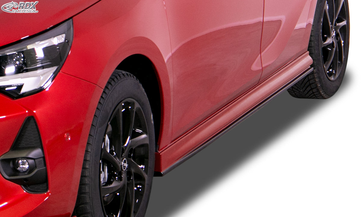 RDX Edition side skirts with lower lip for the Opel / Vauxhall Corsa F, 3-door and 5-door – image 3 of 4
