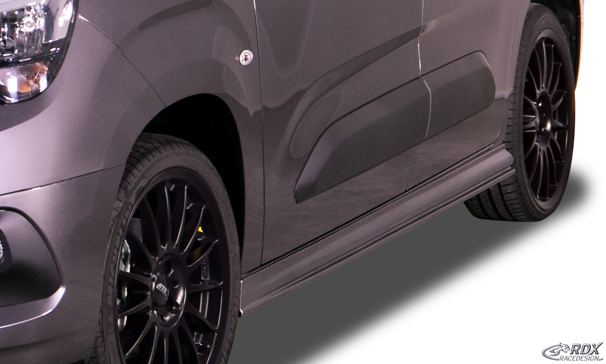 RDX Edition side skirts with lower lip for the Opel / Vauxhall Combo Life and Combo Cargo (2018+) – image 4 of 4