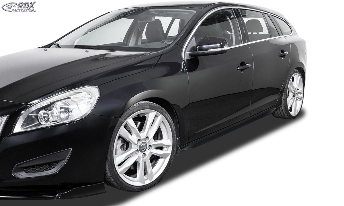 RDX Slim side skirts in gloss black for the Volvo V60 / S60 (2010–2013) – image 2 of 4