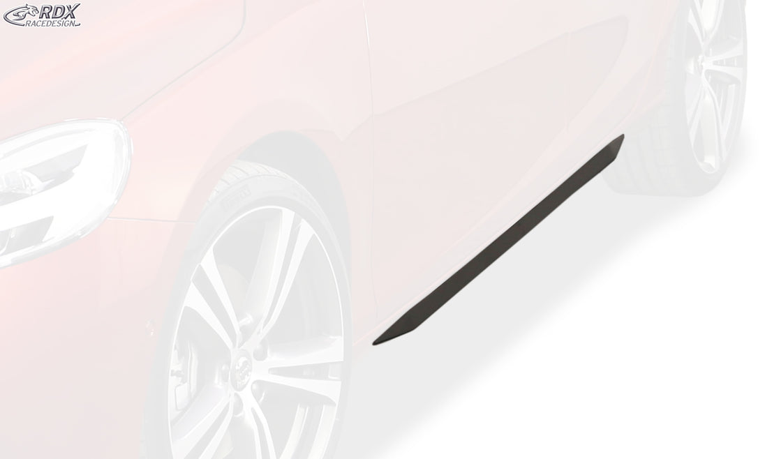 RDX Slim side skirts in gloss black for the Volvo V40 (2012+) – image 3 of 6
