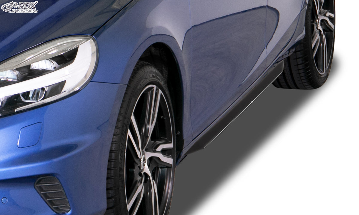 RDX Slim side skirts in gloss black for the Volvo V40 (2012+) – image 4 of 6