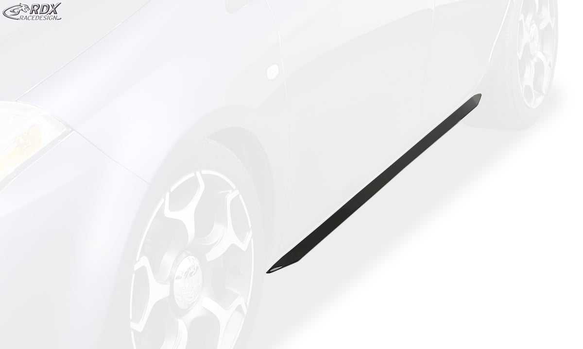 RDX Slim side skirts in gloss black for the Fiat Bravo 198 (2007–2014) – image 4 of 4