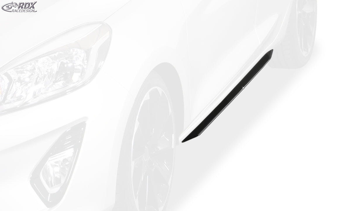 RDX Slim side skirts in gloss black for the Ford Fiesta MK8 JHH – image 3 of 4