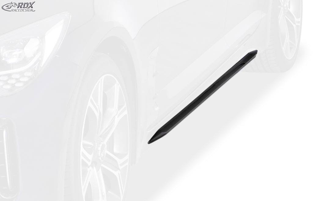 RDX Slim side skirts in gloss black for the Kia Stinger CK – image 3 of 6