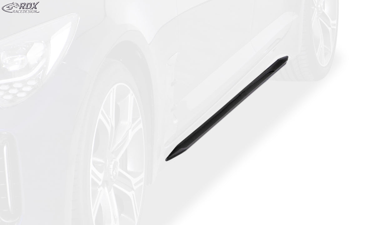 RDX Slim side skirts in gloss black for the Kia Stinger CK – image 3 of 6