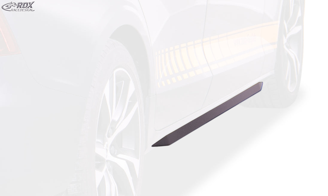 RDX Slim side skirts in gloss black for the Volvo V60 / S60 2018+ – image 2 of 3