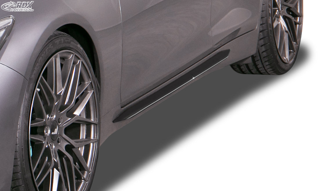 RDX Slim side skirts in gloss black for the Infiniti Q50 – image 2 of 4