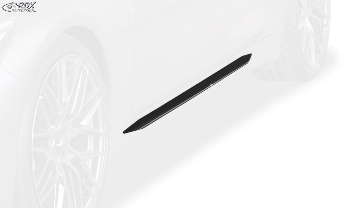 RDX Slim side skirts in gloss black for the Infiniti Q50 – image 3 of 4