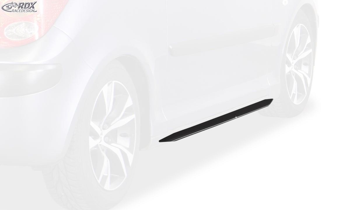 RDX Slim side skirts in gloss black for the Peugeot 1007 – image 3 of 4