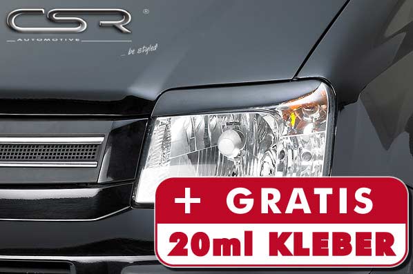 Headlight Covers | Eyebrows for Fiat Panda Type 169 2003-2012