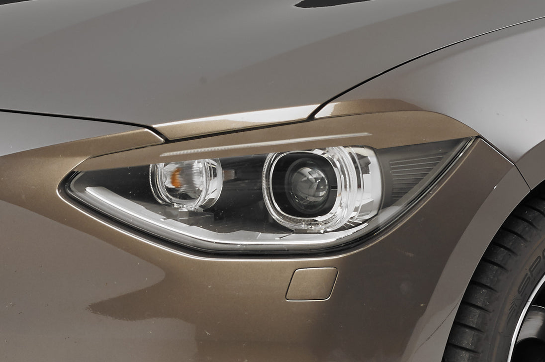 Headlight Covers | Eyebrows for BMW 1 Series F20 / F21 Pre-LCI 2011-2015, Xenon / LED Headlights