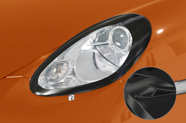 Pestanas para Faróis | "Eyebrows" para Porsche Boxster / Porsche Cayman 987 Facelift 02/2009-2012