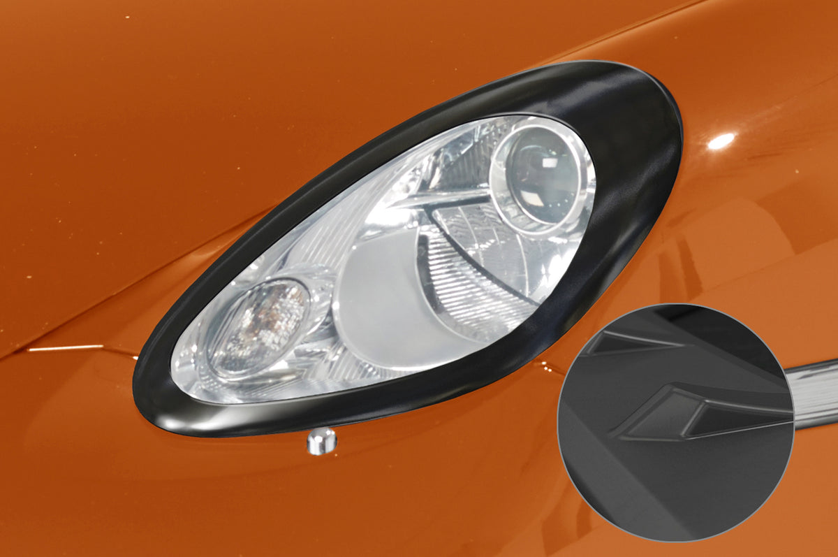 Headlight Covers | Eyebrows for Porsche Boxster / Porsche Cayman 987 Facelift 02/2009-2012