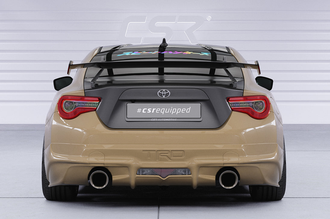 Swan Neck Rear Wing with ABE for Toyota GT 86 (ZN6) / Subaru BRZ 2012-2020