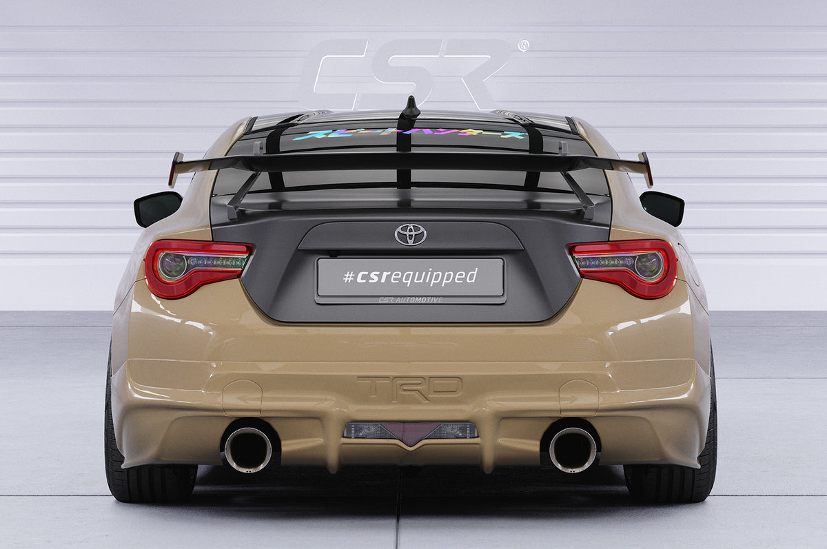 Swan Neck Rear Wing with ABE for Toyota GT 86 (ZN6) / Subaru BRZ 2012-2020