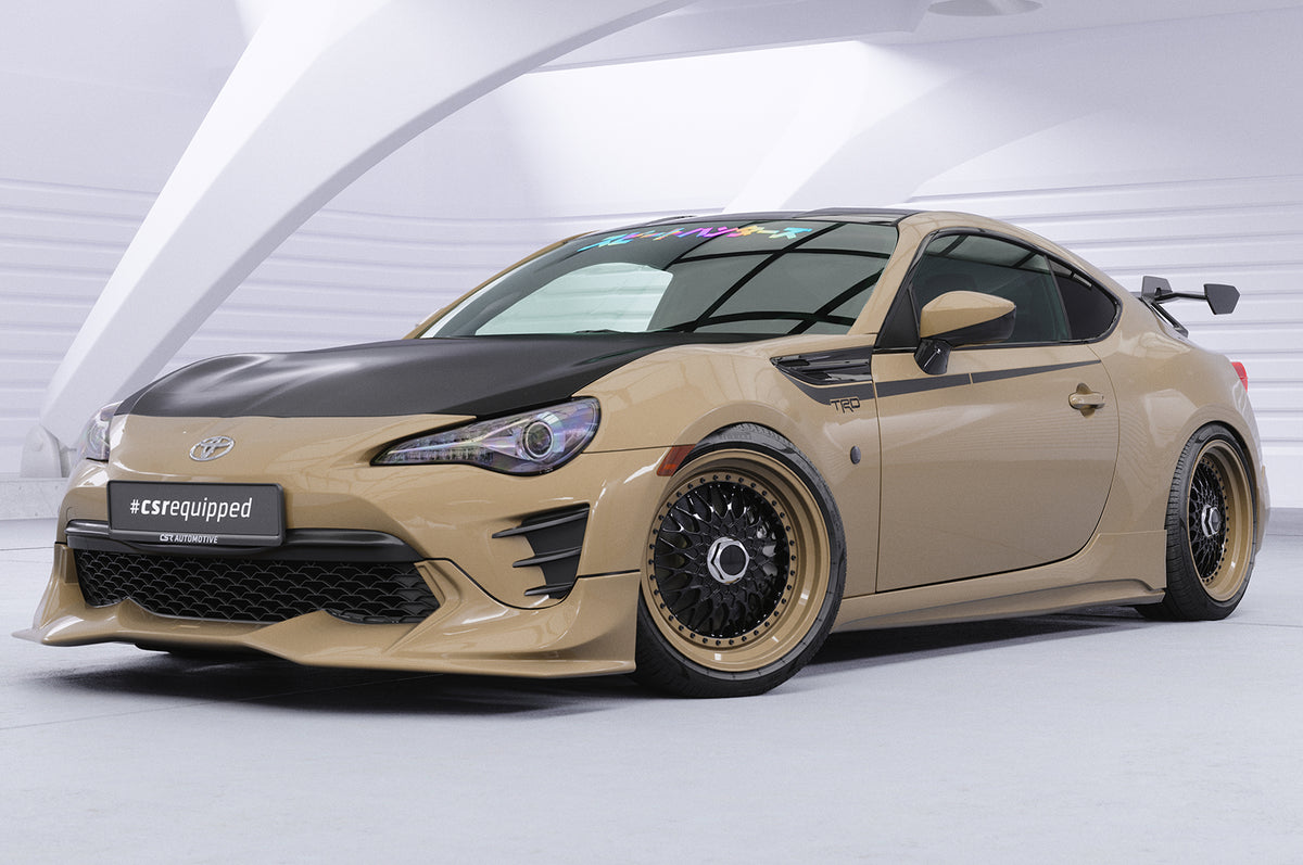 Swan Neck Rear Wing with ABE for Toyota GT 86 (ZN6) / Subaru BRZ 2012-2020