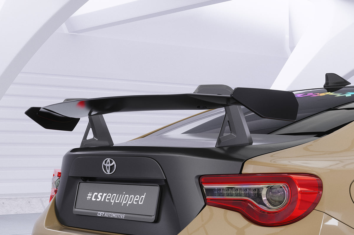 Swan Neck Rear Wing with ABE for Toyota GT 86 (ZN6) / Subaru BRZ 2012-2020