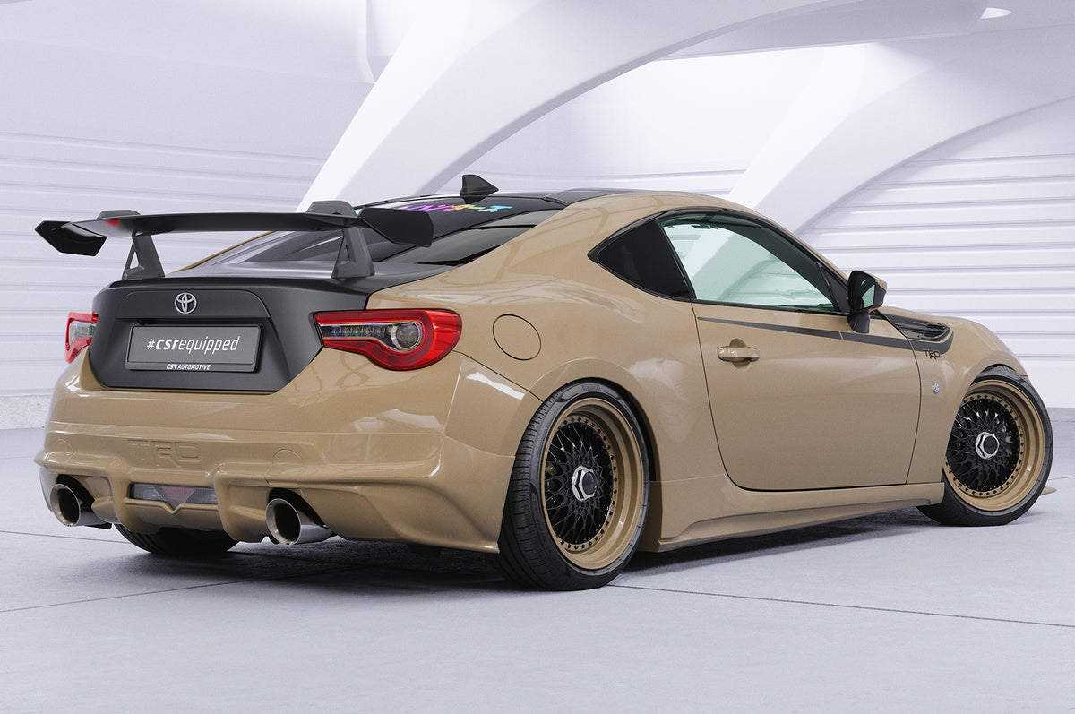 Swan Neck Rear Wing with ABE for Toyota GT 86 (ZN6) / Subaru BRZ 2012-2020