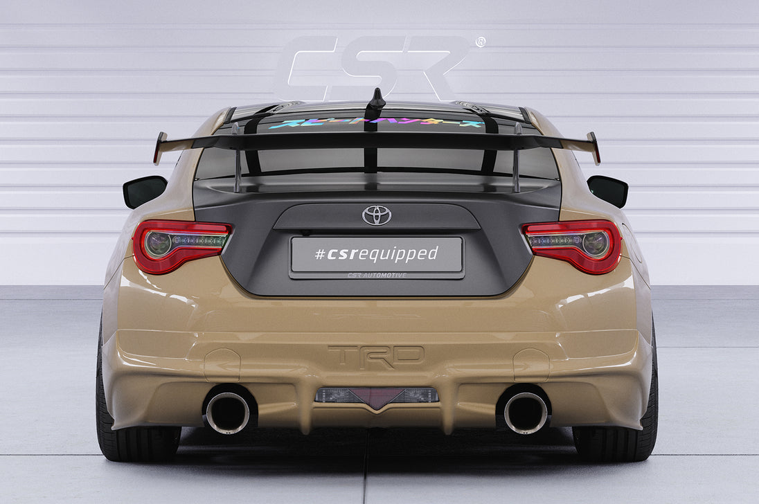 Swan Neck Rear Wing with ABE for Toyota GT 86 (ZN6) / Subaru BRZ 2012-2020