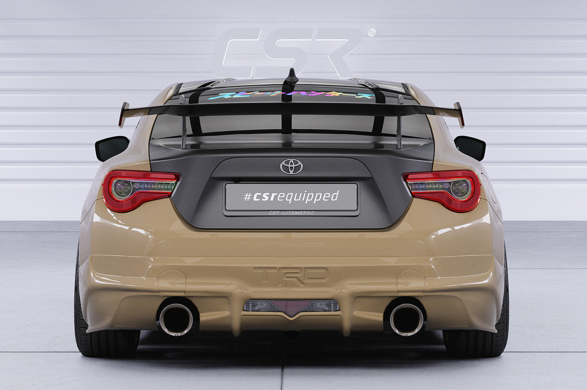 Swan Neck Rear Wing with ABE for Toyota GT 86 (ZN6) / Subaru BRZ 2012-2020