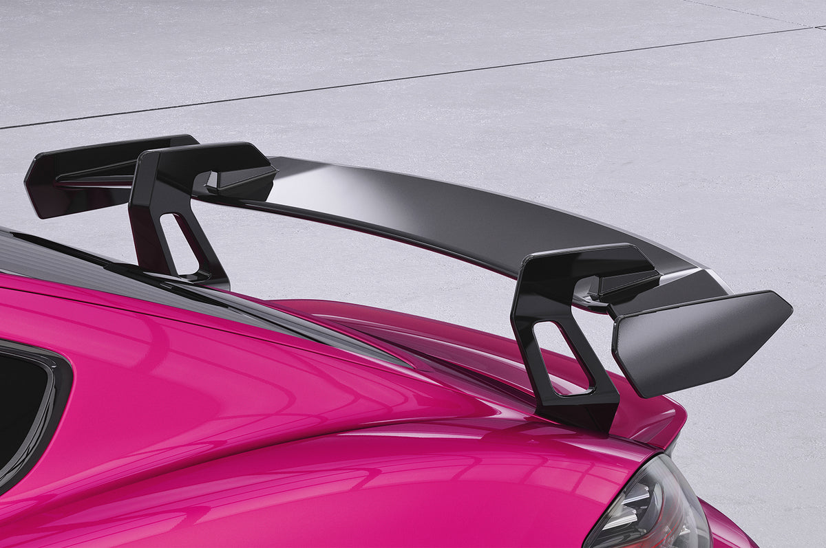 Swan Neck Rear Wing with ABE for Porsche Cayman 718 (982) 2016+