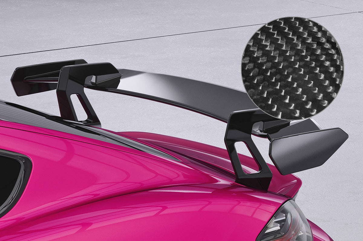 Swan Neck Rear Wing with ABE for Porsche Cayman 718 (982) 2016+