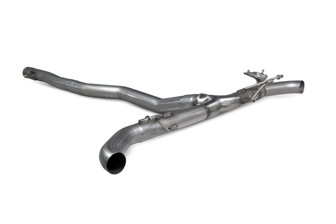 GPF-Back Exhaust Mercedes A35 AMG W177 Hatchback (2018–2026), With Valve, No Rear Silencer – Scorpion SMBS006