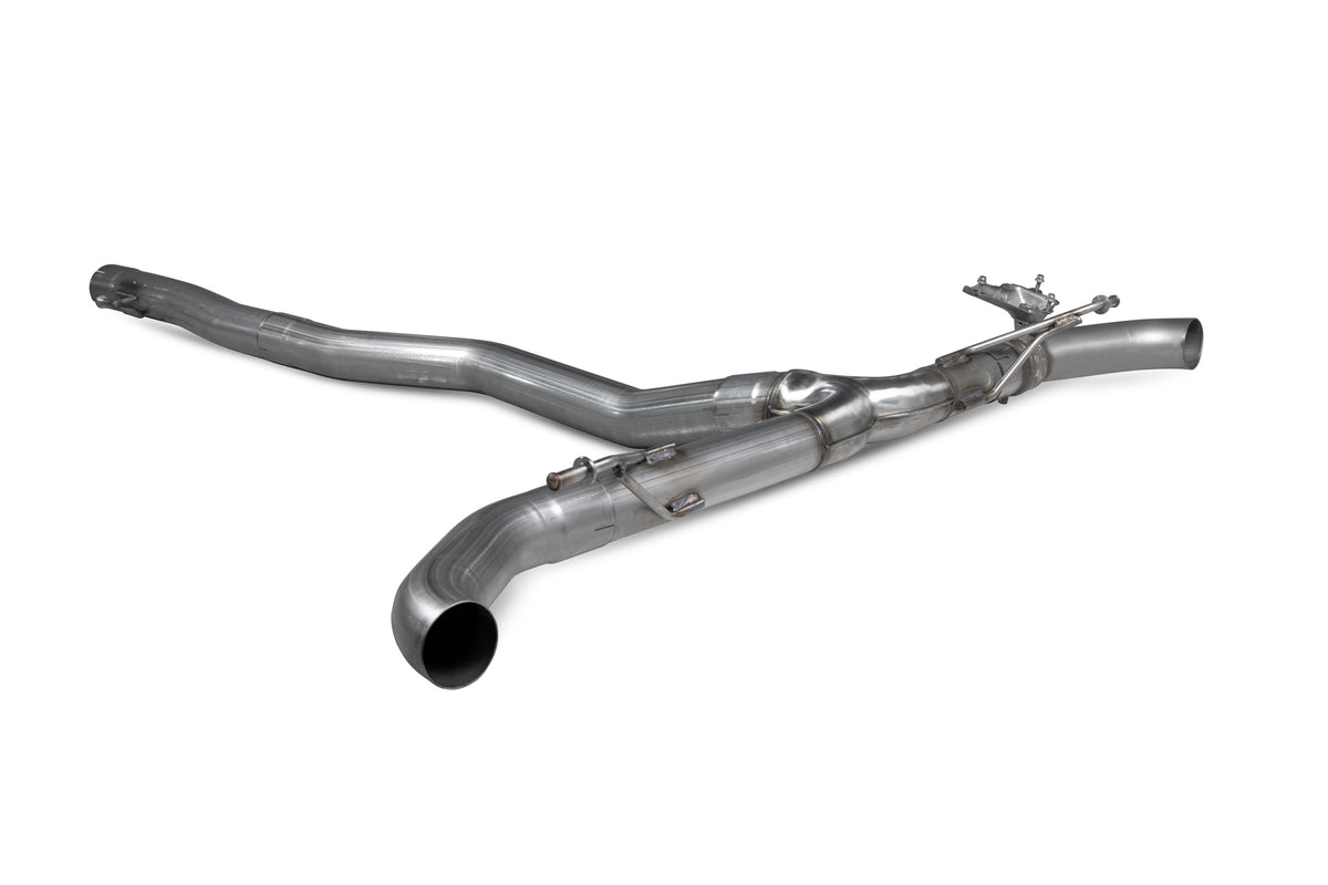 GPF-Back Exhaust Mercedes A35 AMG W177 Hatchback (2018–2026), With Valve, No Rear Silencer – Scorpion SMBS006