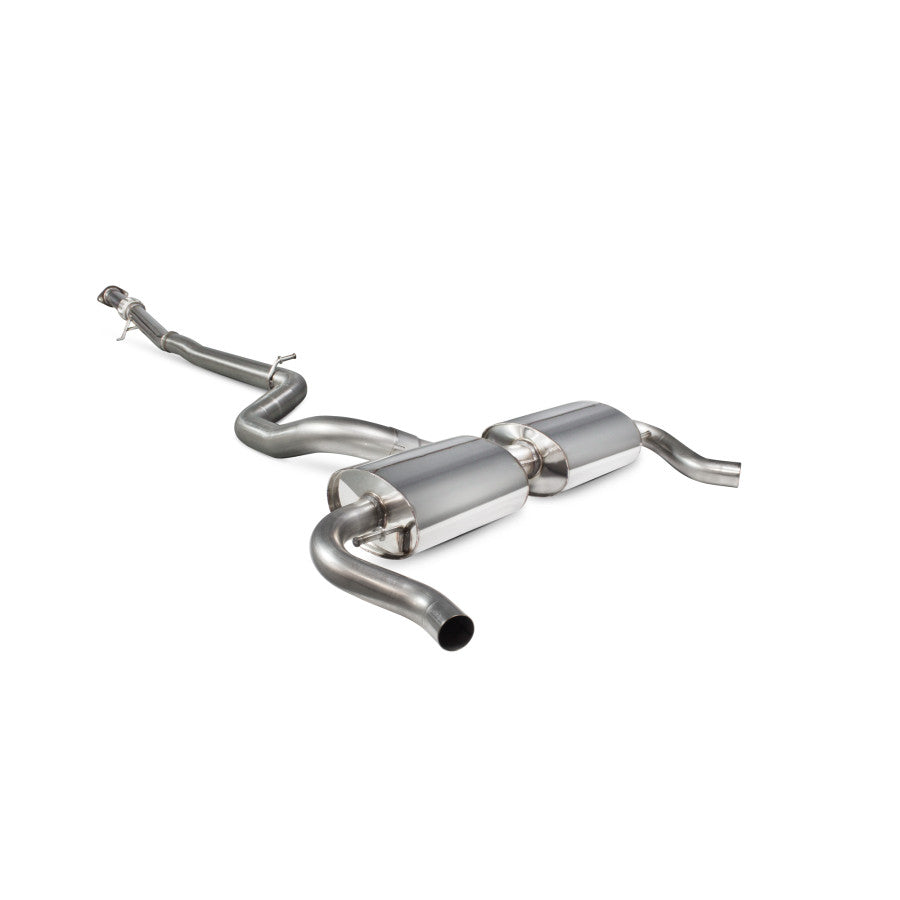 Non-Resonated Cat-back Exhaust Renault Clio 4 RS 200 EDC / RS 220 Trophy (2015–2018) – Scorpion SRNS028
