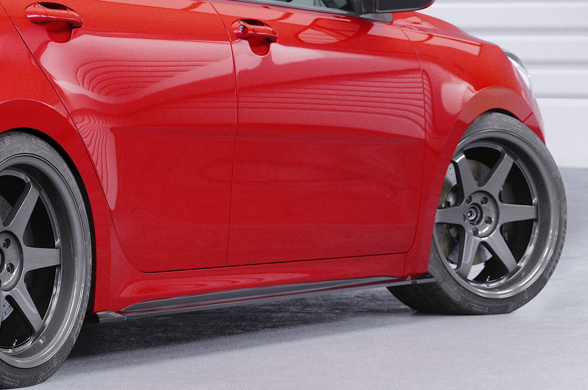 Side Skirts with ABE for Kia Rio YB 2017+