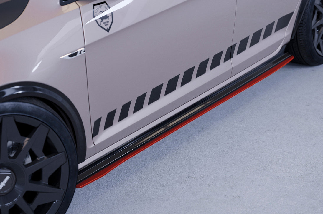 Side Skirts | Racing Add-On for VW Golf 7 GTI / GTD / R / R-Line 2013-2021
