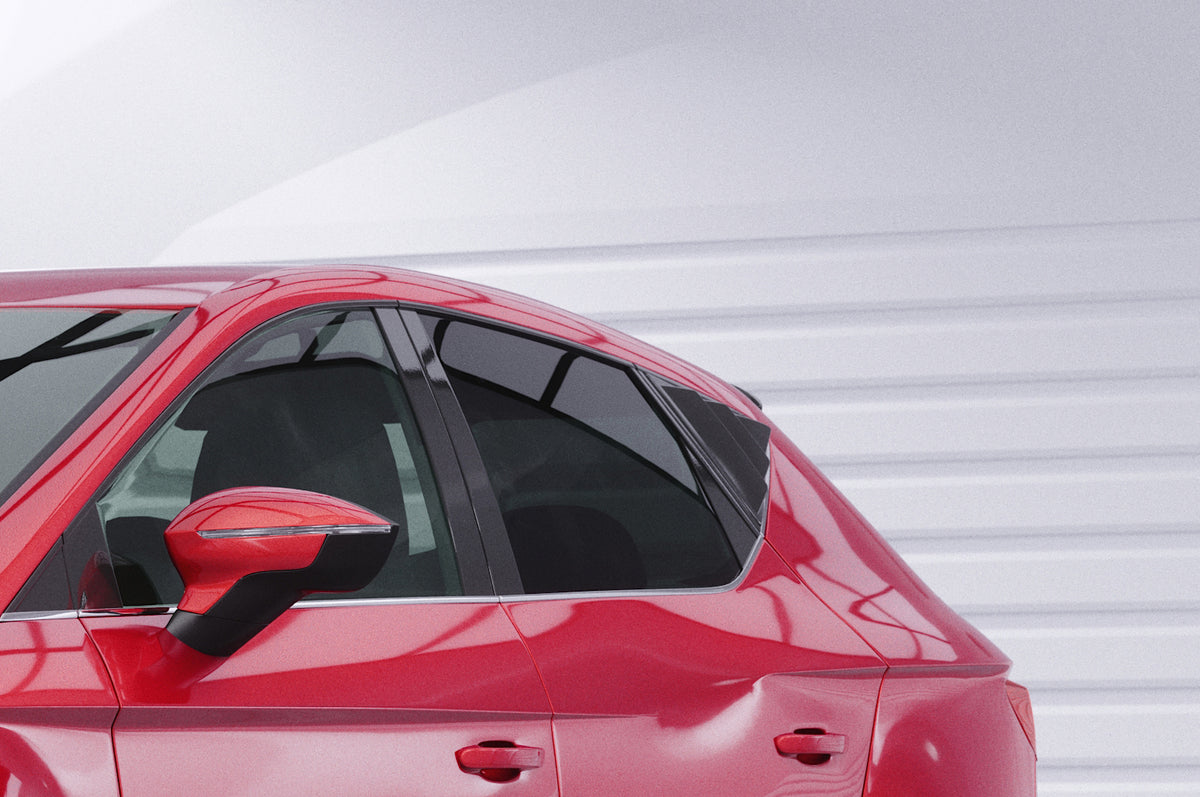 Side Window Covers with ABE for Seat Leon Mk3 (5F) 5-Door 2012-2020
