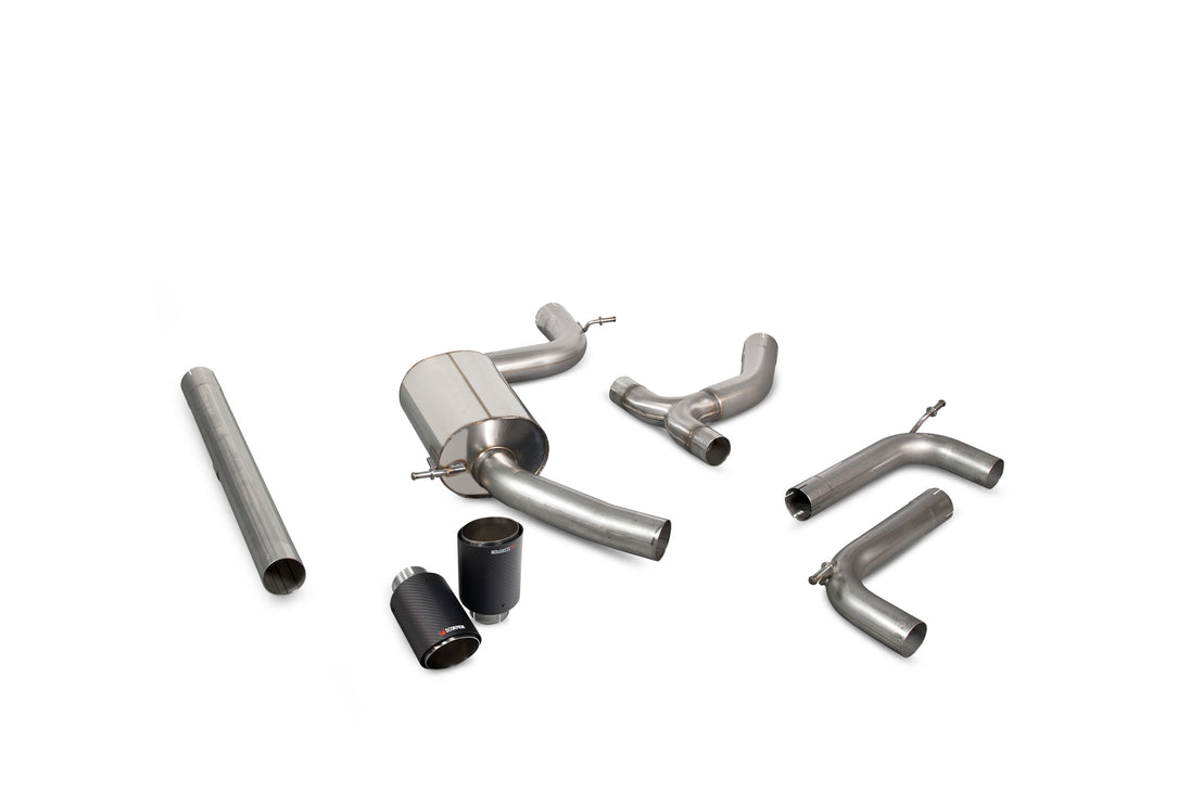 Non-Resonated Cat-Back Exhaust VW Golf 7 GTI (2013–2016) – Scorpion Ascari SVWS043CF – image 2