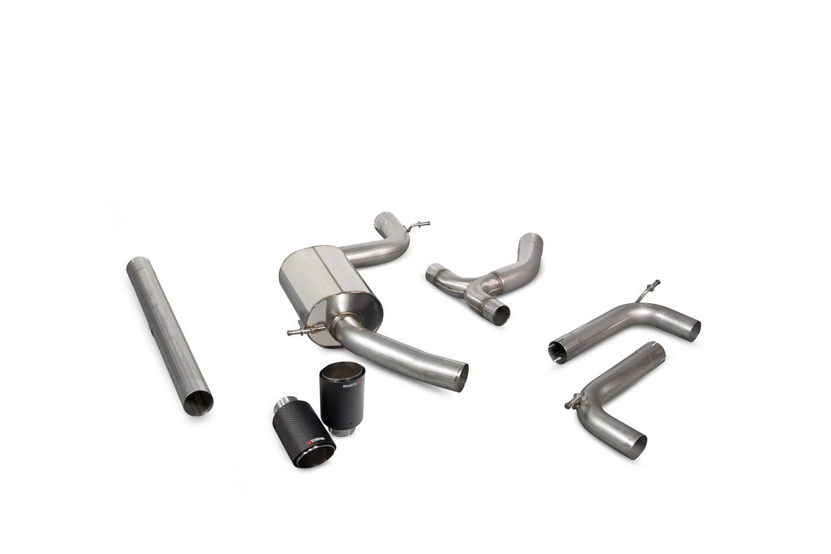 Non-Resonated Cat-Back Exhaust VW Golf 7 GTI (2013–2016) – Scorpion Ascari SVWS043CF – image 2