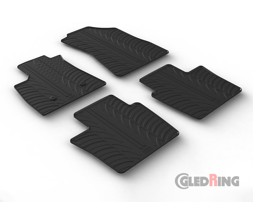 Rubber Car Mats Renault Espace 6 (2023–) Hybrid, Automatic - GledRing