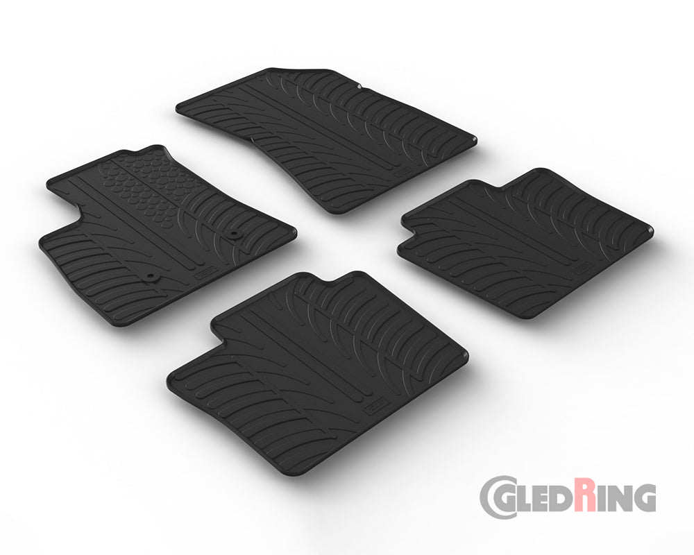 Rubber Car Mats Renault Rafale (2024–) Hybrid, Automatic - GledRing