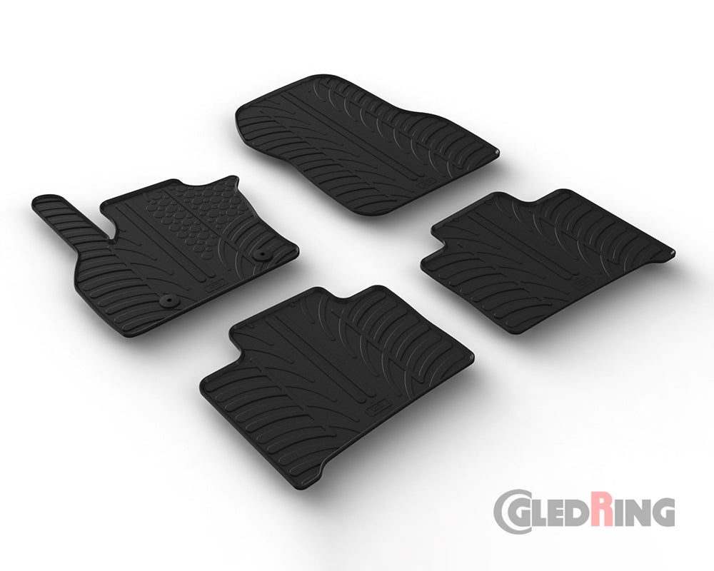 Rubber Car Mats Renault Zoe (2012–) Electric - GledRing