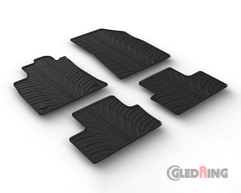 Alfombrillas de goma Mitsubishi Colt 5 puertas (2023–) manual - GledRing