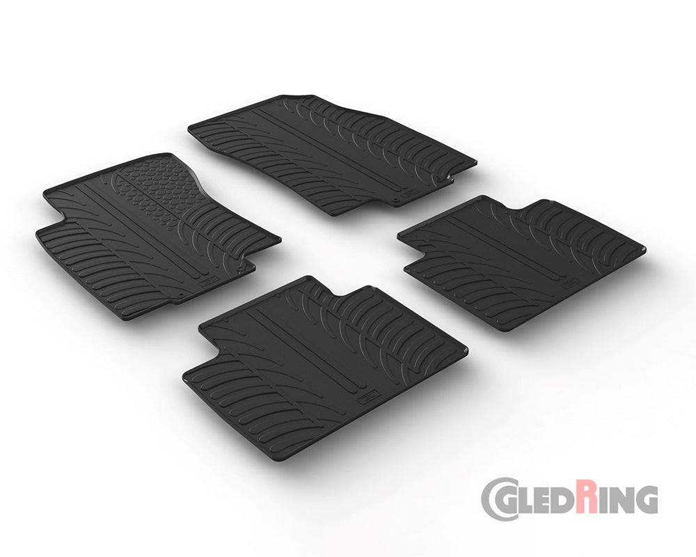 Rubber Car Mats Renault Koleos 2 (2017–) Automatic - GledRing