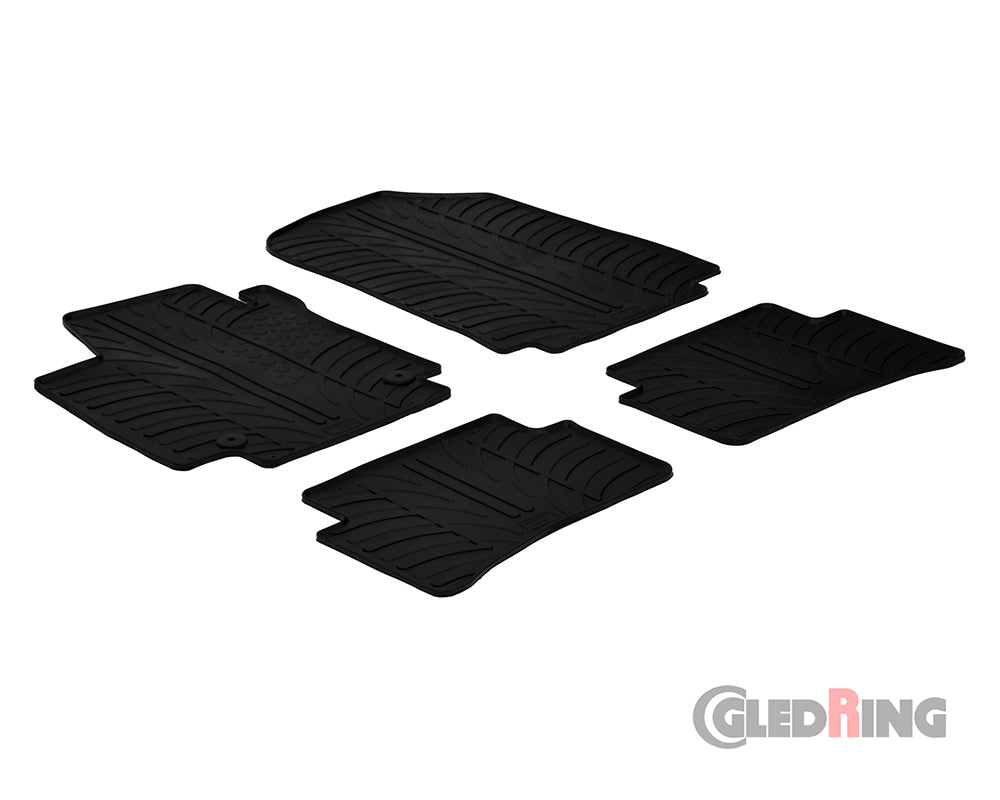 Rubber Car Mats Renault Clio 4 GT (2013–2019) - GledRing