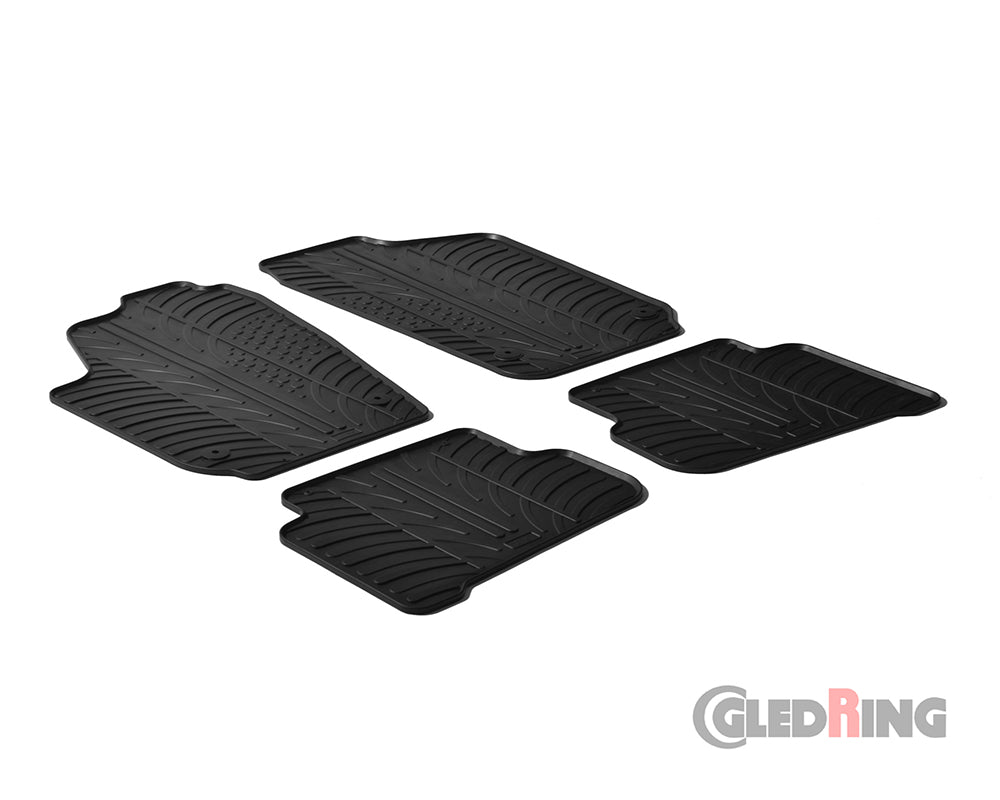 Rubber Car Mats Volkswagen Polo 6R (2009–2017) - GledRing