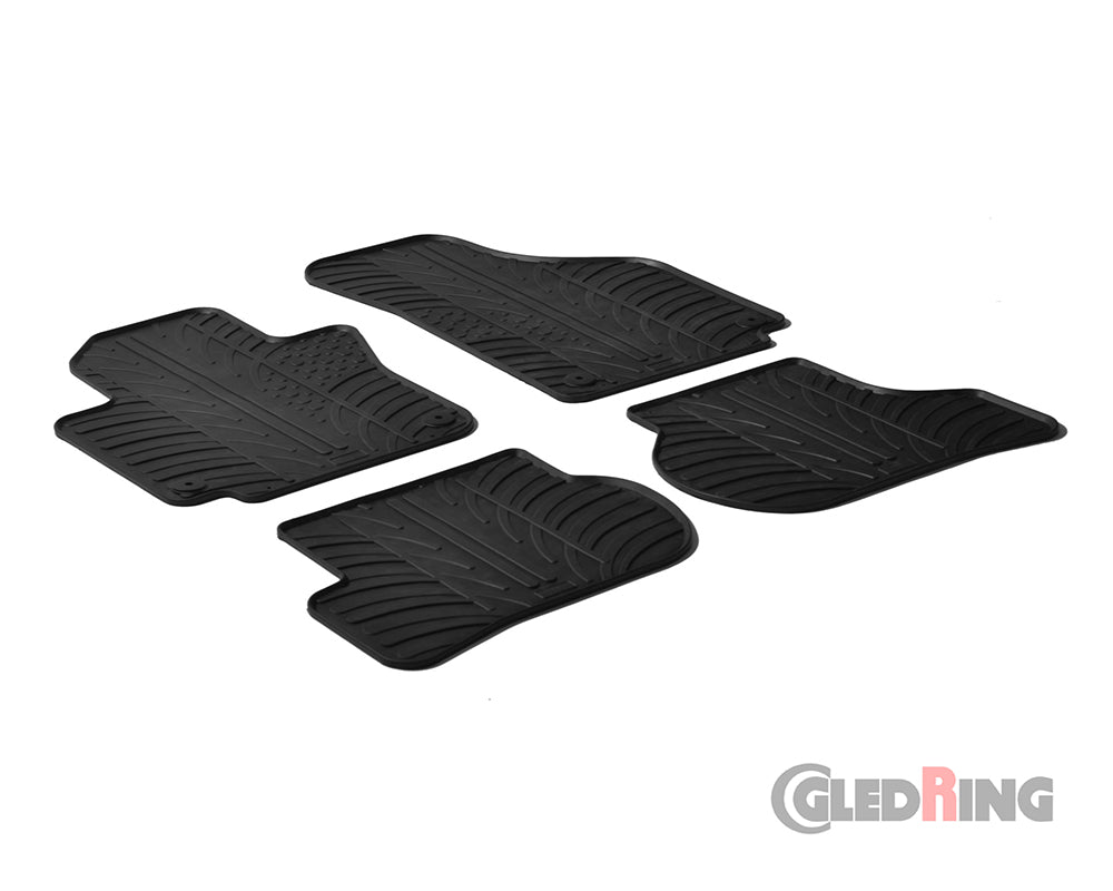 Rubber Car Mats Seat Toledo 5P (2005–2012) - GledRing