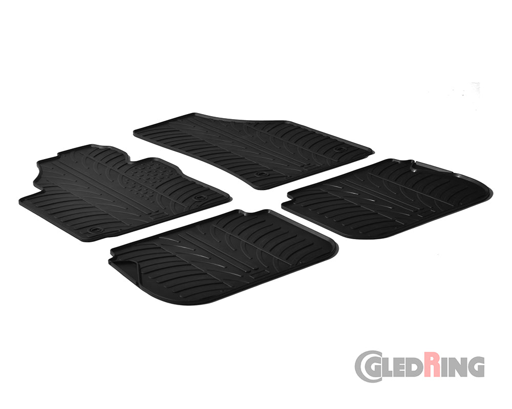 Rubber Car Mats Volkswagen Caddy (2015–2020) - GledRing